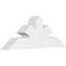 Ekena Millwork Richland Architectural Grade PVC Gable Bracket, 48"W x 18"H x 6"D x 6"F, 9/12 Pitch GBP048X18X0606RIC00 - alternate 1